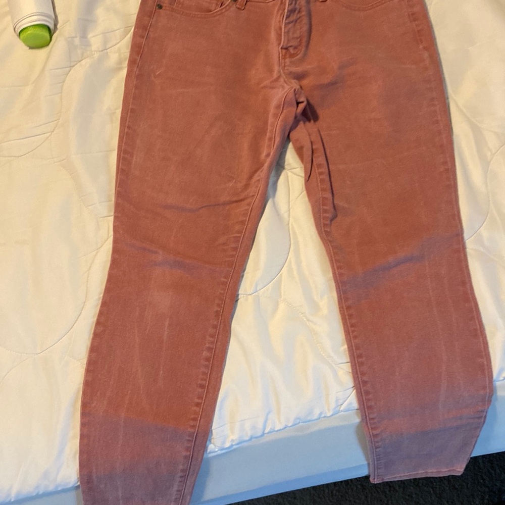 Heather red Skinny leg pants